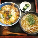 そば辰 - 他人丼(ミニそばに変更)1,300円