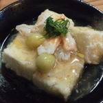 居酒屋 兀突骨 - 揚げ出し豆腐　蟹と銀杏入りあんかけ