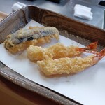 Tempura Temmatsu Nihombashi Ten - 茄子と車海老