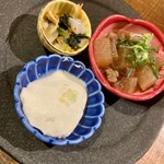 夢の家 - 大根煮物、おぼろ豆腐