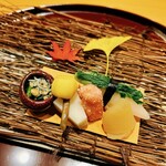 懐石 かみむら - クワイ。人生で1番美味しいクワイでした