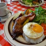 ペペキッチン - 2013年11月 ジャークチキン＆ロースト野菜のプレート