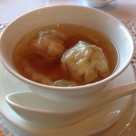 家全七福酒家 SEVENTH SON RESTAURANT - 2013年11月スープはニラ餃子♪