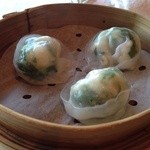 家全七福酒家 SEVENTH SON RESTAURANT - 2013年11月帆立と豆苗の蒸し餃子