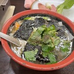 スタミナ苑 - のりクッパ