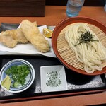 讃岐うどん 明月 - 鶏天定食【2023.12】