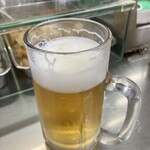 岩田屋酒店 - 生ビール(中) ※乾杯してひと口飲み後