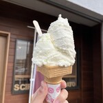 シロッコ ジェラート - バナナ、ミルク