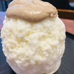 こひる庵 - 味見氷は今日もほうじ茶きなこクリーム！これ大好き♡