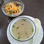 カラス - ランチサラダとスープ（期間限定）