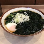 そばの神田 東一屋 - アサソバビンボー！　
      朝そば＋わかめ！