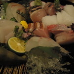 旬鮮炭火焼 獺祭 - 刺身盛り合わせ