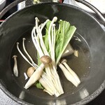 秀竹 - 朝から鍋