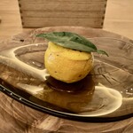 Fujiya 1935 - タラの白子　ゆず　玉葱のスープ