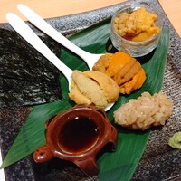 すし 福寿 - ウニ食べ比べ