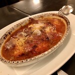 Pizzeria Romana Gianicolo - 水牛モッツァレラとラグーソースの釜焼きセモリナ粉ニョッキ　ローマ風