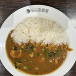 カレーハウスCoCo壱番屋 - R5.12  海老煮込みカレーハーフほうれん草トッピング