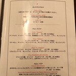 ピッツェリア ロマーナ ジャニコロ - メニュー