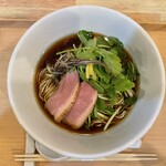 開運橋通 ふじ原 - 【鴨と芹の醤油そば】