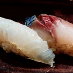 寿司割烹 和蔵 - 平目昆布締め＆〆鯖