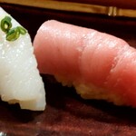 寿司割烹 和蔵 - するめいか＆中トロ