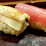 寿司割烹 和蔵 - 煮穴子＆赤身
