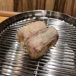 てんぷら 下村 - 赤ねぎ