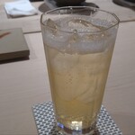 鮨 銀座 おのでら - 梅酒のソーダ割り