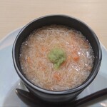 鮨 銀座 おのでら - 茶碗蒸し:カニのほぐし身がのっている