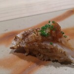 鮨 銀座 おのでら - のどぐろ炙り