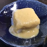 専心庵 - 柚子味噌でそば豆腐