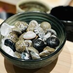 千葉たかおか - 初めていただきました。「ながらみ」って言うんだそう。
      千葉の方には馴染みのある貝なんですね。