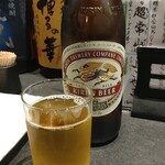 いつも月よに米のめし - 瓶ビールはクラシックラガー♪