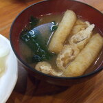 ゆう - お味噌汁の単品注文
