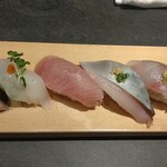 Itsumo Tsukiyo Ni Kome No Meshi - 寿司は旬すし5貫にしました。美味し♪