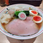 水原製麺 - 白だしラーメン全部のせ