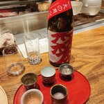 温石 - ここで胡麻鯖に合わせる熱々のお燗の登場