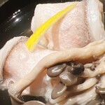 温石 - 庭で自生した柚子で香り付け