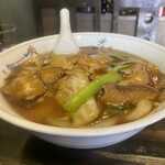 福来軒 - 椎茸あんかけつゆそば横から