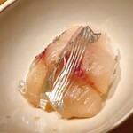 温石 - 四膳目はヒラ鰺の漬け