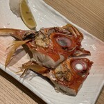 金目鯛専門居酒屋 鯛しゃぶ ぞんぶん - ほぼ身がなかった兜焼き