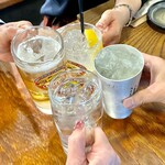 やきとん ひなた - お誕生日おめでとう！蠍座に乾杯♪(*^^)o凵凵o(^^*)♪