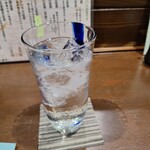 干物と炭火 勝ちどき - 焼酎黒霧島(芋)水割り