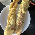 手打麺や 大島 - ゲソ天とちくわ天美味い