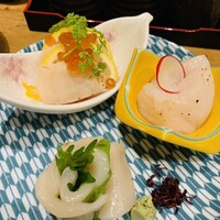 くし路 KITTE丸の内店 - 別海町のホタテ3種