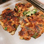 Okonomiyaki Negiyaki Juujuu - スジねぎ焼き 1,500円