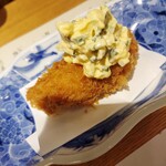 洋食堂 すずき - さわらのフライ　蕪のタルタル