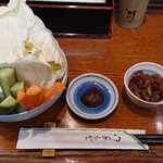 227207096 - コースの最初に提供される野菜盛り