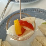 CARIB - ハーフサイズに付いてくる、野菜の酢漬け。いい仕事してます！