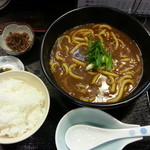 Nasunohana - 日替わり定食！カレーうどん800円